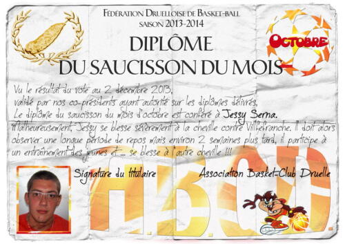 10.diplome saucisson octobre2013